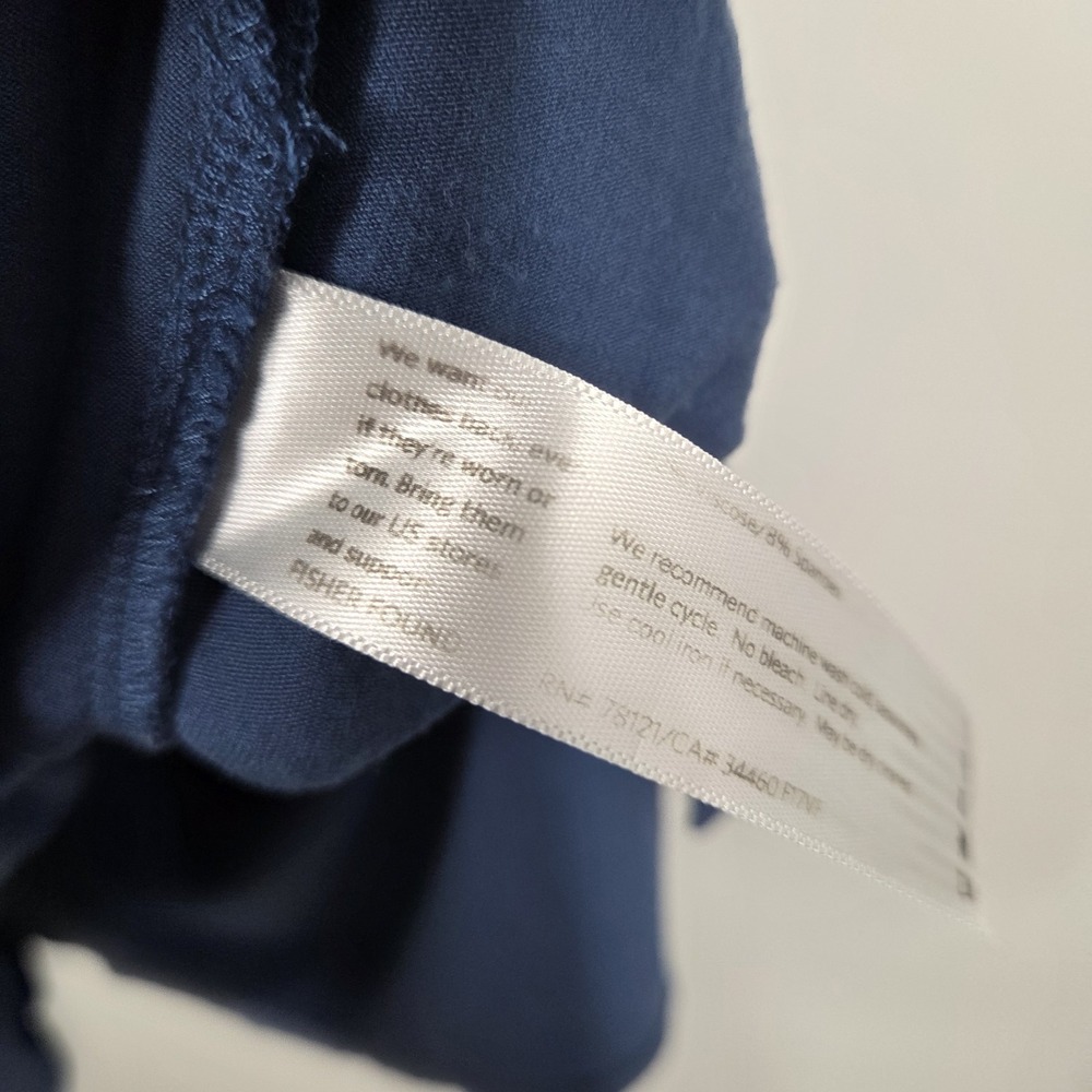 EILEEN FISHER L COAST CREW NECK BOXY STRETCH Tunic Classic Work Jersey Knit - Picture 4 of 6